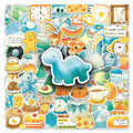 100Pcs Cute Hand-painted Style Graffiti Stickers Office Stationery Decals Notebook Diary Mobile Phone Luggage Helmet Stickers