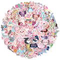 50/100PCS Axolotl Graffiti Stickers Cute Animal Cartoon Stickers Toy Suitcase Scrapbook Diary Mobile Laptop Sticker Pack