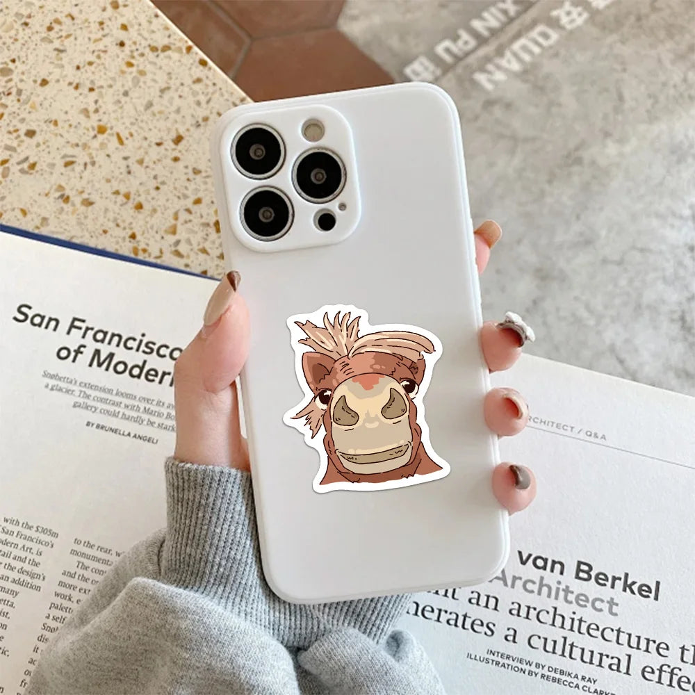 50PCS Cartoon Horse Funny Fun Stickers DIY Scrapbook Phone Case Laptop Tablet Decoration Toy Stickers