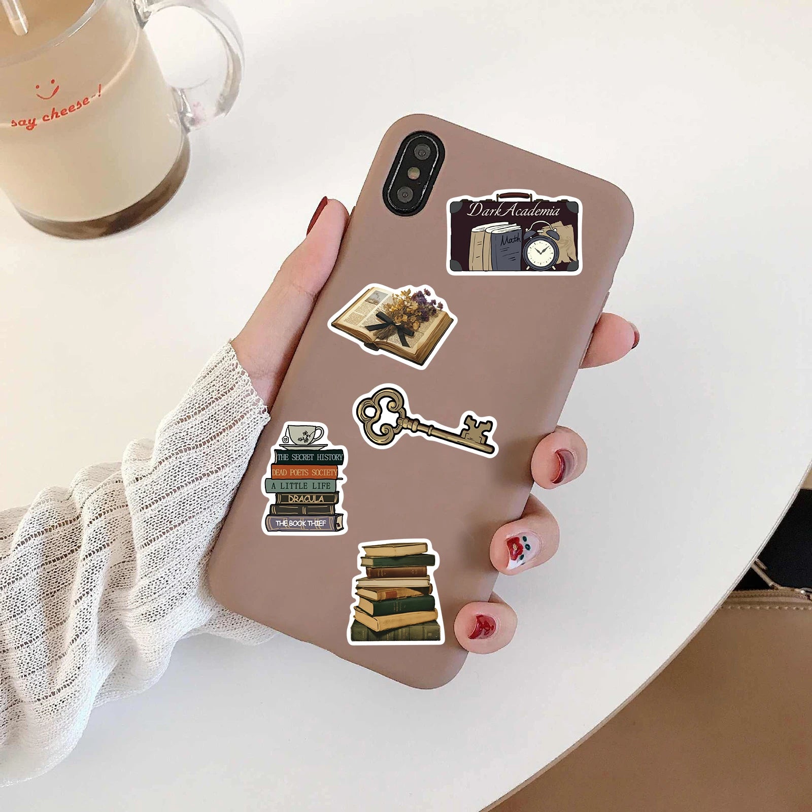 50PCS Dark Academia Sticker DIY Laptop Bicycle Motorcycle Living Room Luggage Skateboard Graffiti Waterproof Phone Sticker