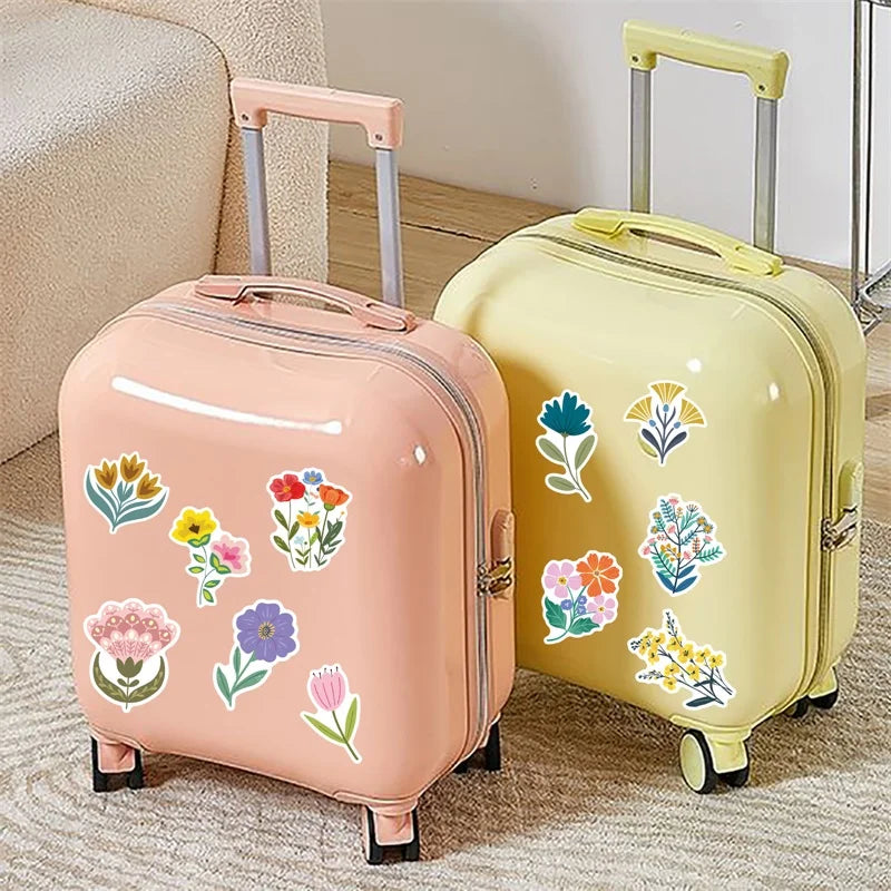 10/30/50PCS Kawaii Nordic Style PVC Sticky Sticker Aesthetic DIY Stationery Decoration Scrapbooking School Supplies for Kids