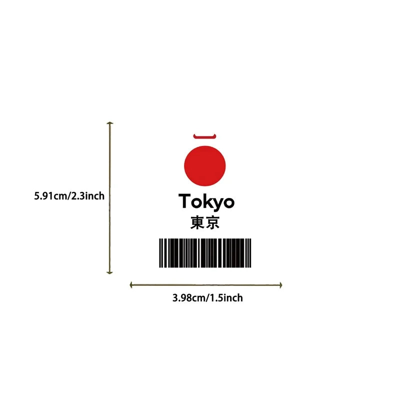 10/30/50PCS Cartoon Japan Spots PVC Sticky Sticker Aesthetic DIY Children's Decoration Scrapbooking School Supplies