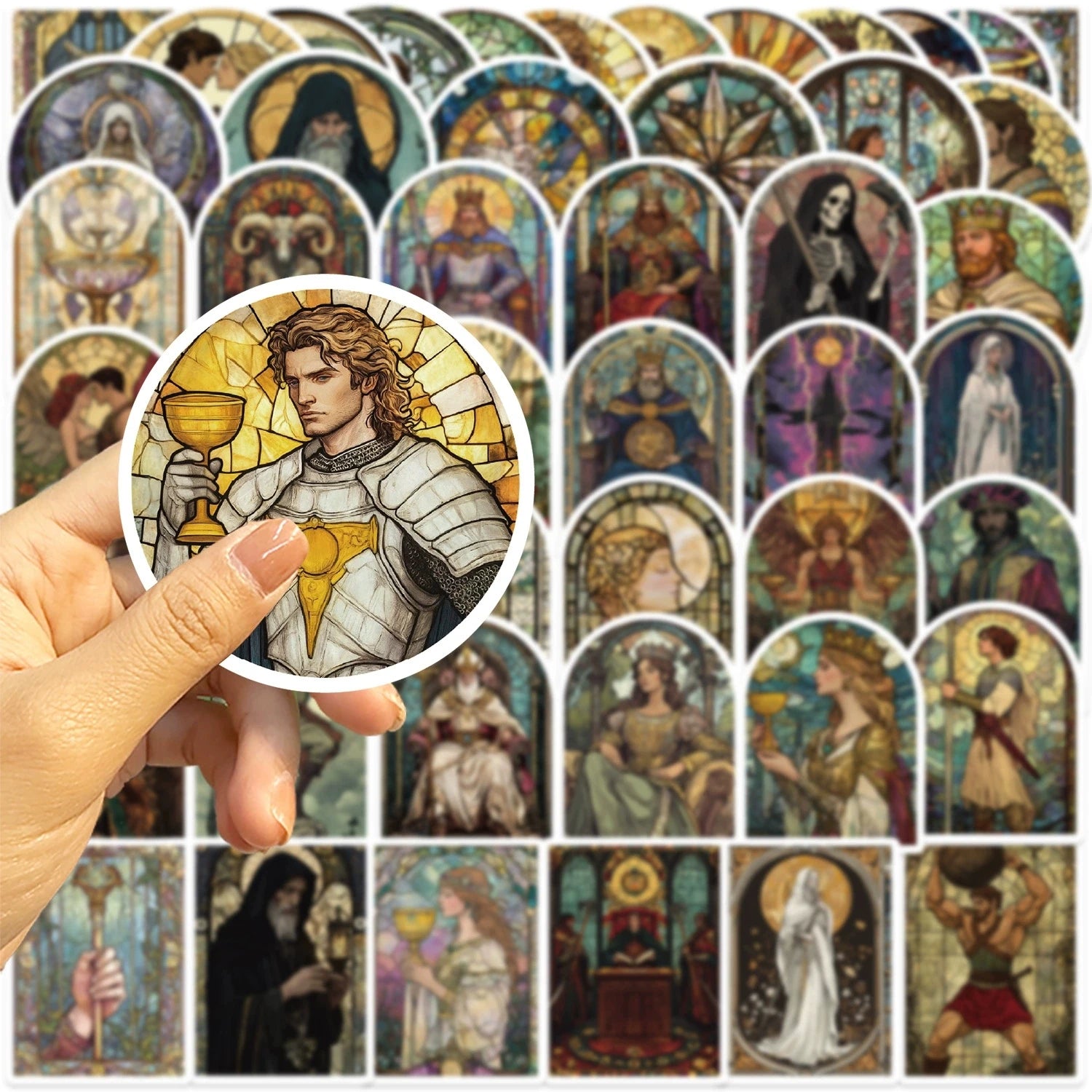 50/100PCS Cartoon Graffiti Stickers Stationery Pen Holder Guitar Notebook Luggage DIY Waterproof Stickers