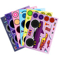 6/12/18PCS Racing Decoration Stickers Monster Truck Parts Puzzle Face Changing Stickers Creative Handmade Stickers