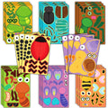 8PCS Insect Collage Stickers Nostalgia Laptop Coffee Retro Scrapbook Cartoon Phone Cool Car Luggage Exquisite Graffiti Decals