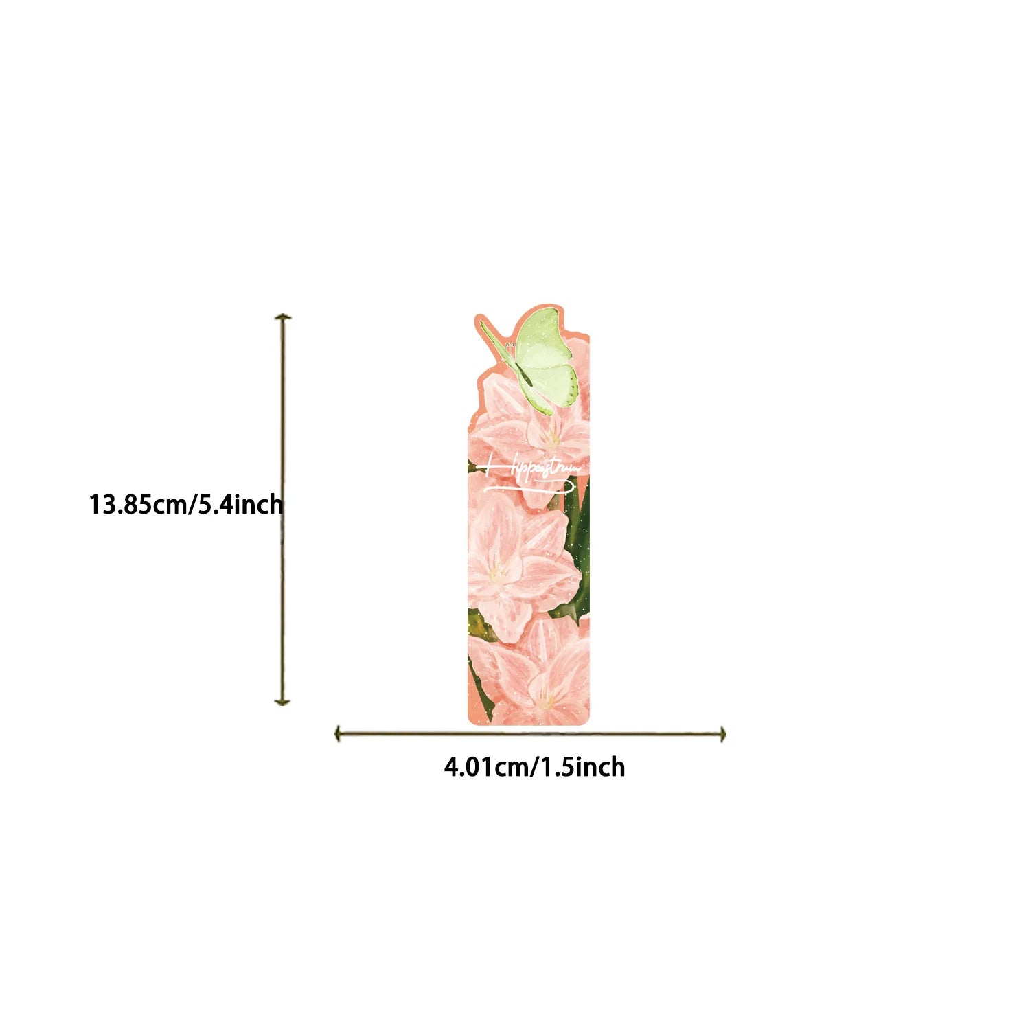 30Pcs Butterfly Floral Series Simple Hand-Account Literary Creative Material Ins Reading Bookmark DIY