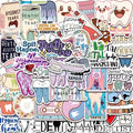 50PCS Dental Stickers Dentist Scrapbook Graffiti Laptop DIY Dentist Store Health Luggage Cartoon Graffiti Exquisite Stickers