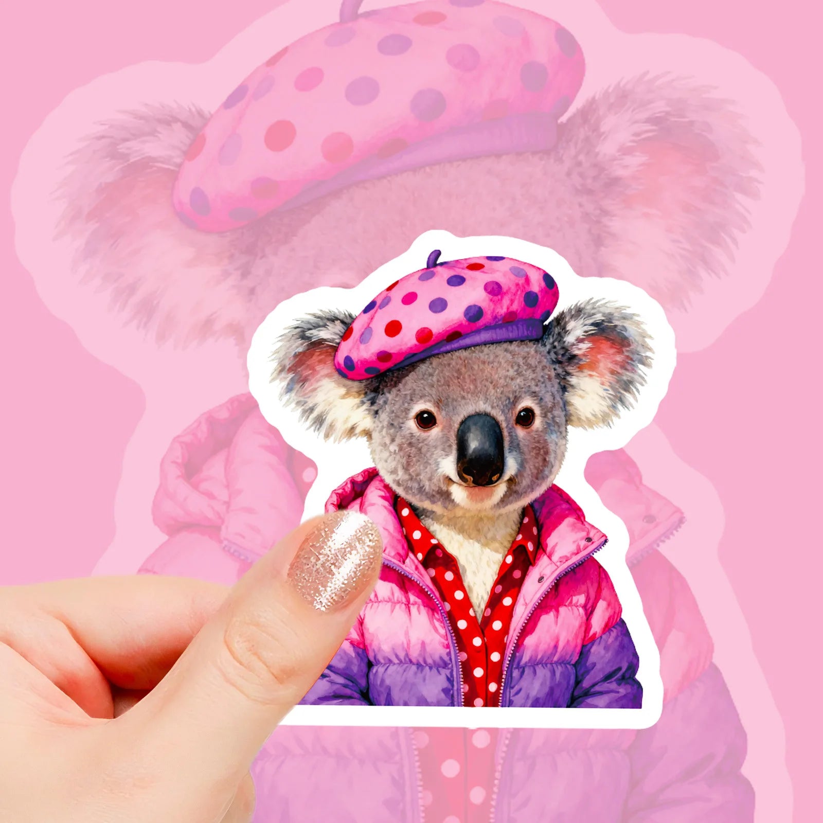 56/112 Pcs Trendy Animal in Doodles Stickers for Stationery Box Phone Laptop Skateboard Helmet Waterproof Stikers