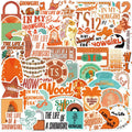 50/100PCS Cartoon Showgirl Doodle Stickers, Fashion Decals for Guitar Notebook Stationery School Supplies DIY Decor