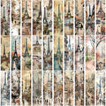 30PCS Romantic Paris Bookmark Laptop Creative Harajuku Home Student Supplies Gifts Reading Book DIY Aesthetic Landscaping Card B