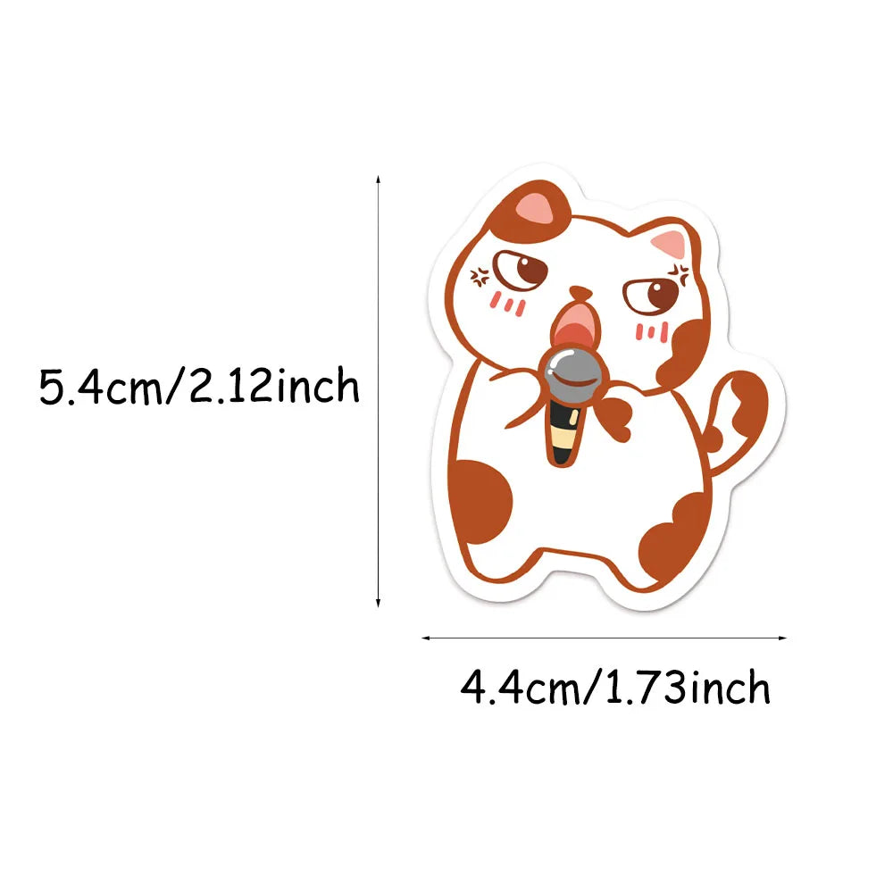 50PCS Abstract Animal Cartoon Decoration DIY Stickers Sketchbook Handmade Mobile Luggage Skateboard Waterproof Stickers