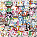 50Pcs Pack Popular Numbers 67 Doodle Sticker School Stationery Notebook Decor Decals Phone Luggage Guitar Fridge DIY Stickers
