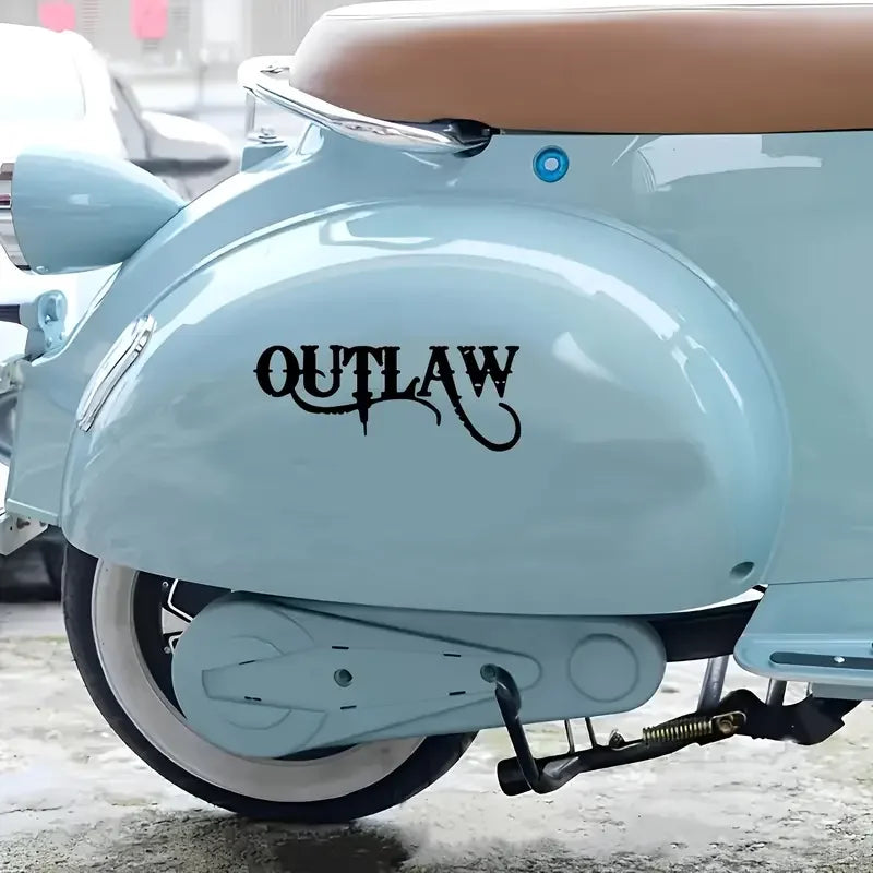 Hot LARGE OUTLAW Car Stickers Car Styling Decoration, Laptop Stickers Waterproof Vinyl Decal For Car
