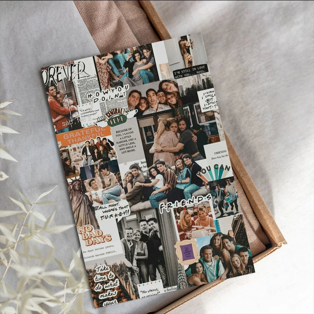 10PCS Movie poster collage Card Postcard Stickers Harajuku Retro Retro Fashion DIY Photography Dot Background Wall Decorative