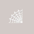 Suitable for Car Windows, Walls, Bumpers, And Laptops, Perfect for Halloween Vinyl Decal Outline of a Spider Web for Corners,