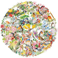 50Pcs Transparent Watercolor Bird Sticker Waterproof Transparent PET Decor Guitar Notebook Stationary Stickers