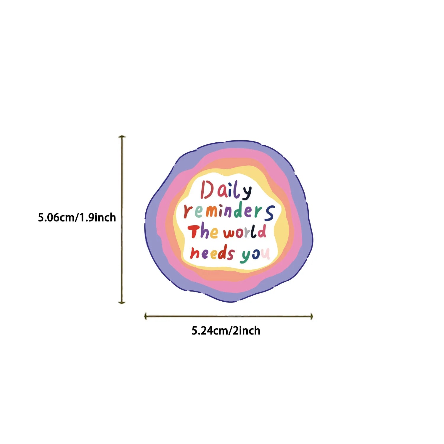 50/100PCS Cartoon Motivational Note Doodle Stickers, Inspiring School Decals for Guitar Notebook Stationery DIY
