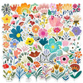 10/30/50PCS Kawaii Nordic Style PVC Sticky Sticker Aesthetic DIY Stationery Decoration Scrapbooking School Supplies for Kids