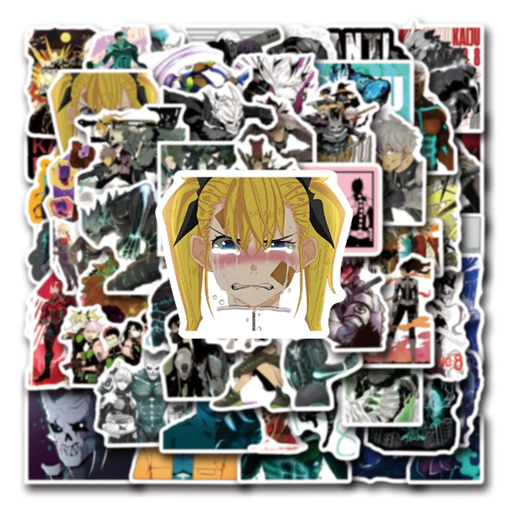 55/110PCS Anime Monster Graffiti Sticker Car Luggage Water Bottles Notebook Sticker