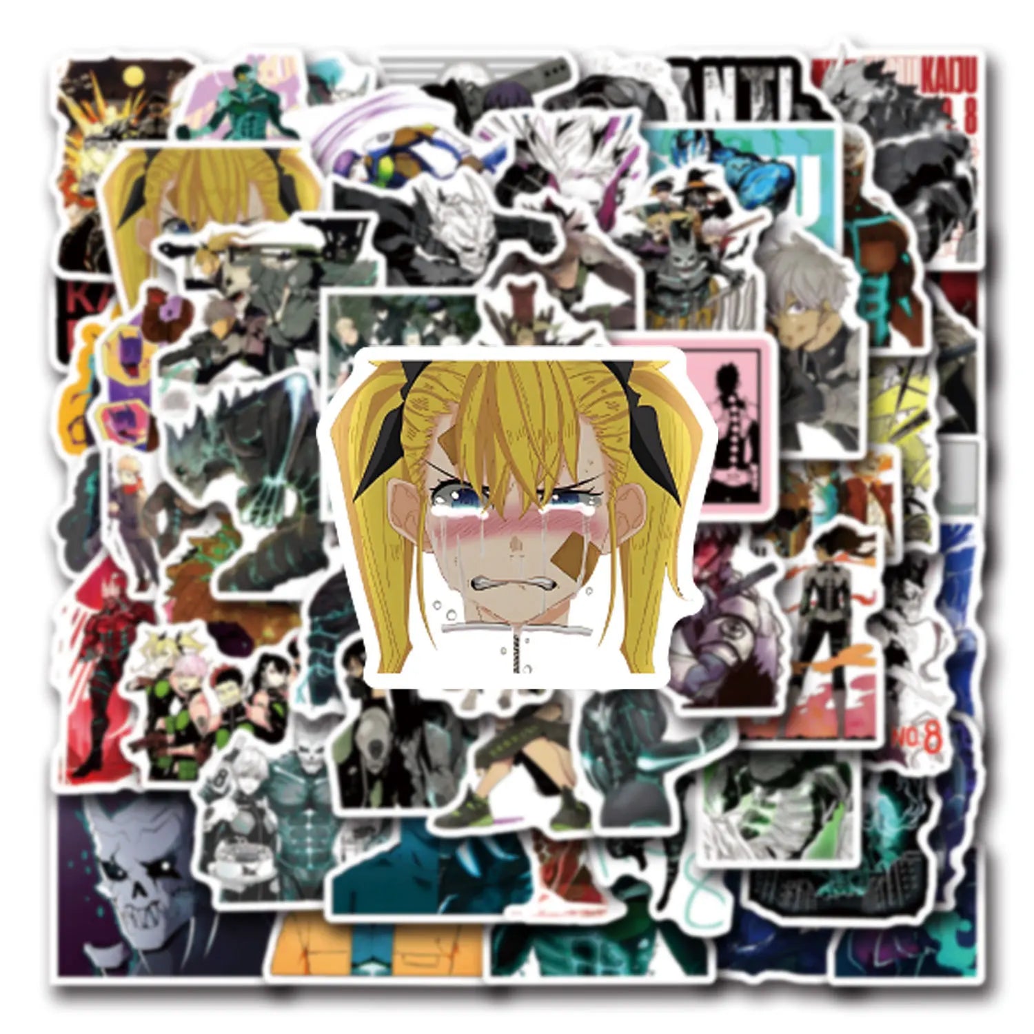 55/110PCS Anime Monster Graffiti Sticker Car Luggage Water Bottles Notebook Sticker
