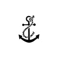 Rope and Anchor Boat Vinyl Creative Funny Decal Sticker