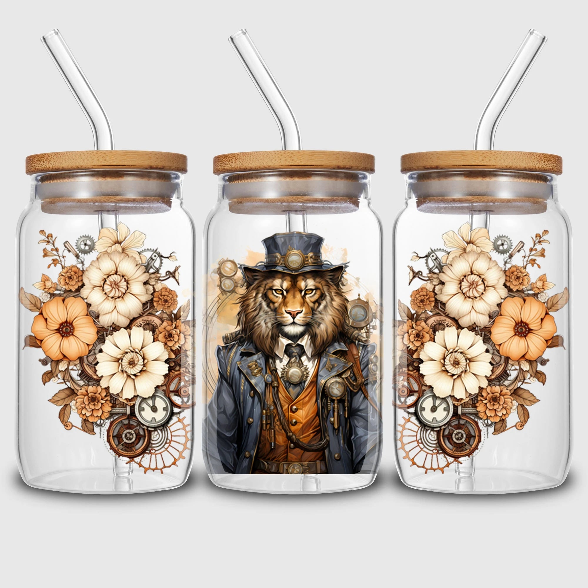 5 Sheets Dream Catcher UV DTF Cup Stickers, DTF Friction Transfer Stickers, Waterproof Transfer Stickers for 16 Ounces Glass Cup