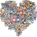 50/100PCS Magic Witch Stickers Aesthetic Scrapbook Love Phone DIY Waterproof Laptop Graffiti Suitcase Wall Decals Gift Sticker