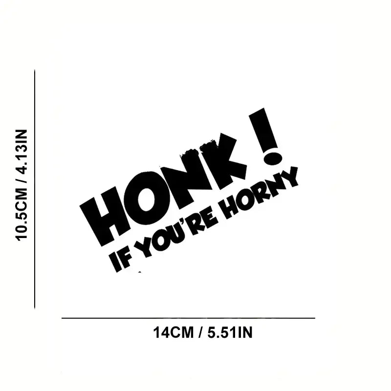 Honk If You're Horny Jdm 4x4 Funny Drift Car Stickers For Laptop Water Bottle Motorcycle Vehicle Paint Window Wall Cup Toolbox G