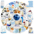 50/100 Pcs Fresh Cream Aesthetic Cartoon Ins Style Stickers for Atmosphere Guitar Piano Fridge Furniture Waterproof Decals