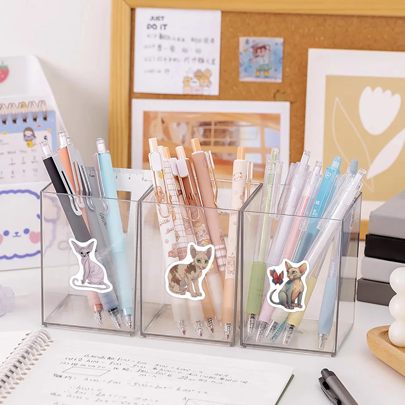 500Pcs/Roll Heterotypic Sphinx Cats Stickers 2.5cm/1.0'' 10 Designs DlY Decoration Learning Rewards Scrapbook Labels, Adorn Gift