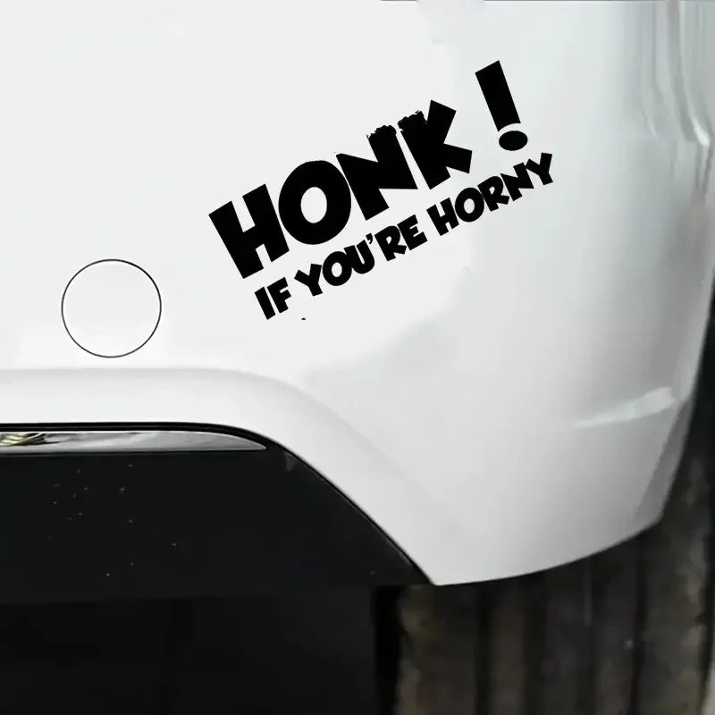 Honk If You're Horny Jdm 4x4 Funny Drift Car Stickers For Laptop Water Bottle Motorcycle Vehicle Paint Window Wall Cup Toolbox G