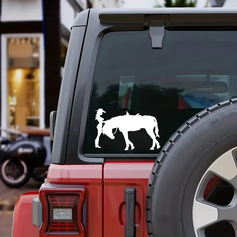 Horse and Western Beauty Decoration Car Motorcycle Laptop Skateboard Waterproof Sticker
