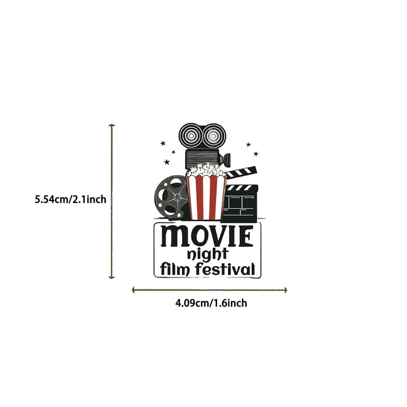 10/30/50PCS Vintage Movie Stuff PVC Sticky Stickers Aesthetic DIY Colored Phone Laptop Luggage Skateboard Graffiti Decals