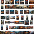 50/100PCS Secular Travel Fetish Stickers Coffee Phone Bicycle Laptop Luggage Nostalgia DIY Bicycle Gift Phone Retro Sticker