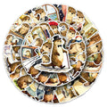 50/100PCS Cartoon Otter Stickers, Cute Animals, Creative Waterproof Decoration, Phone Computer Stationery Stickers