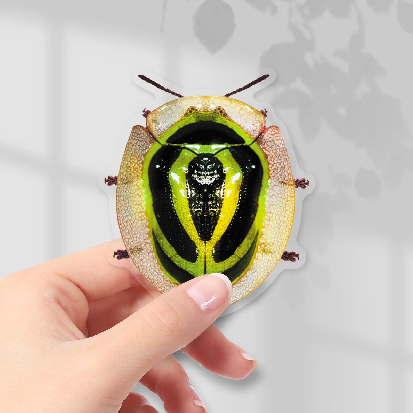 50PCS Insect Transparent Stickers, Cartoon Animal Unique Waterproof PET Student Stationery Notebook Journal DIY Art Stickers