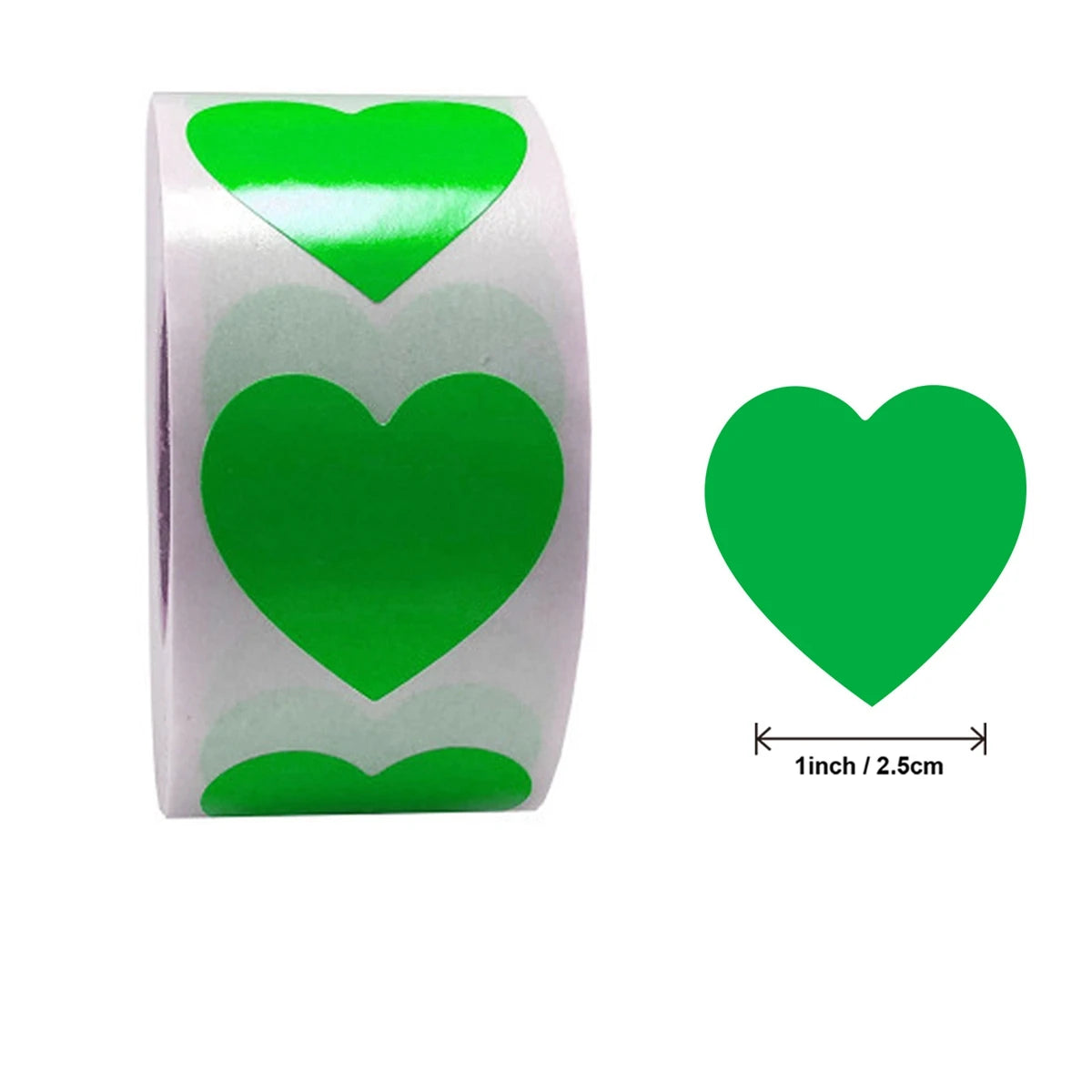 500pcs Love Stickers Heart Shape for Valentine's Day Gift Packaging Supplies Cute Stationery Sticker Seal Labels Scrapbook Decor