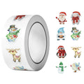 500Pcs Irregular Classic Christmas Characters Stickers 2.5cm/1'' DlY Craft Decoration Festival Scrapbooking Labels Gift Sealing