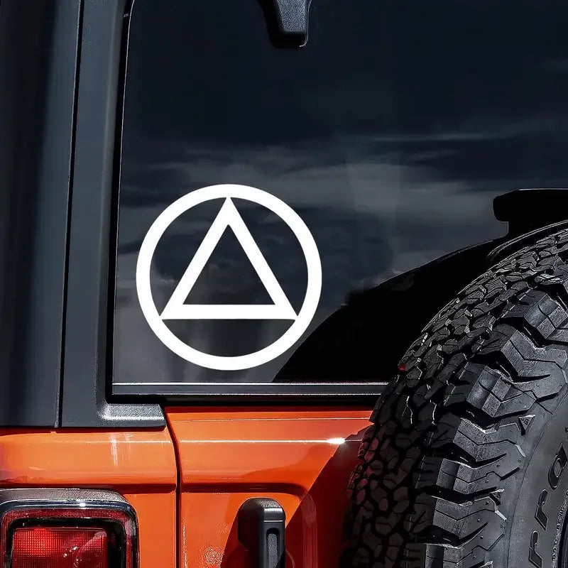 Friends Of Bill Alcoholics Anonymous Car Stickers For Laptop Water Bottle Phone Vehicle Paint Window Wall Cup Bumpers Crafts Dec