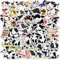 10/30/50PCS Cute Cow PVC Sticker Aesthetic DIY Children's Decoration Scrapbooking Korean Stationery School Supplies for Kids