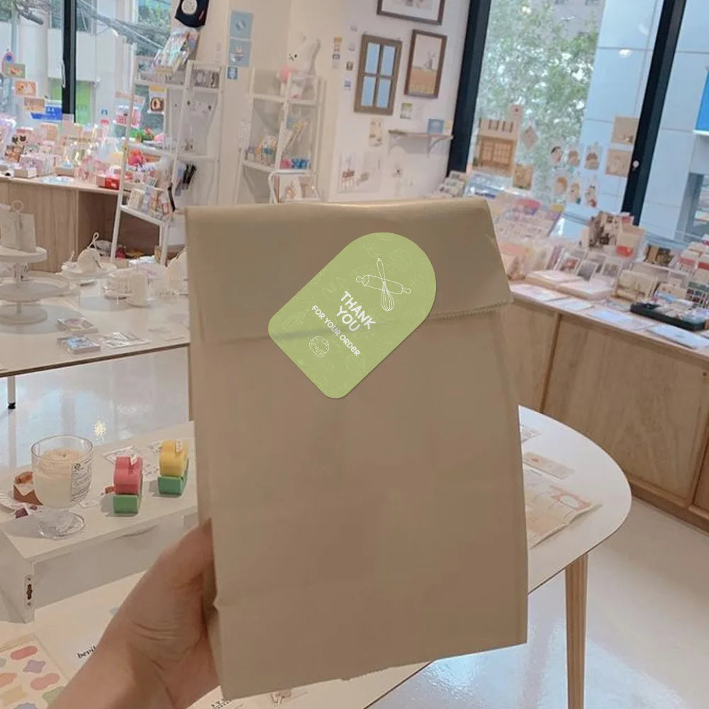 100pcs This Package Is Happy To See You Too Stickers Small Business Gift box packaging decor Thank You Sticker Seal Labels