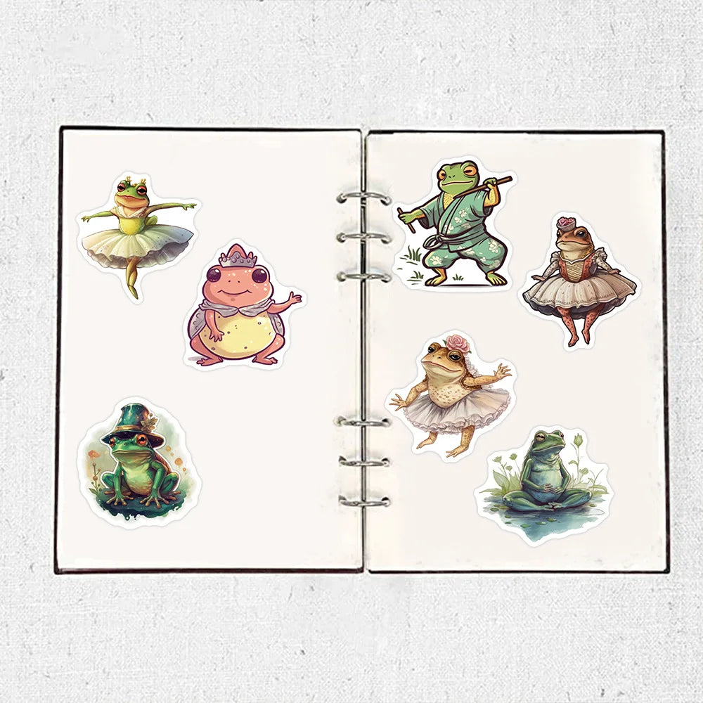 50/100PCS Cartoon Princess Stickers Cartoon Decoration Guitar Notebook Luggage DIY Waterproof Stickers