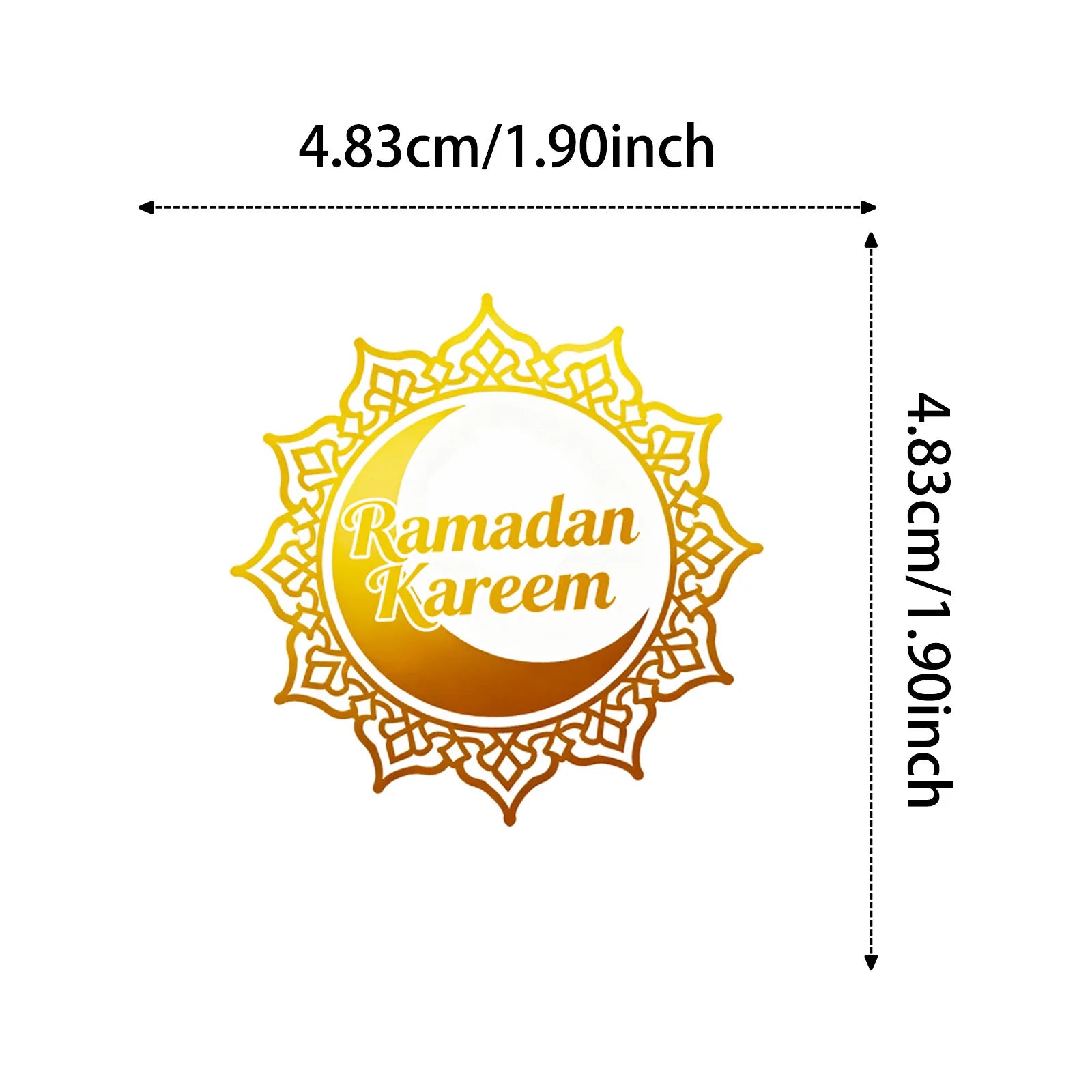 56/112 Pcs Festival Crescent Moon Lantern Element Stickers for Atmosphere Window Cabinet Fridge Furniture File Holder Decals