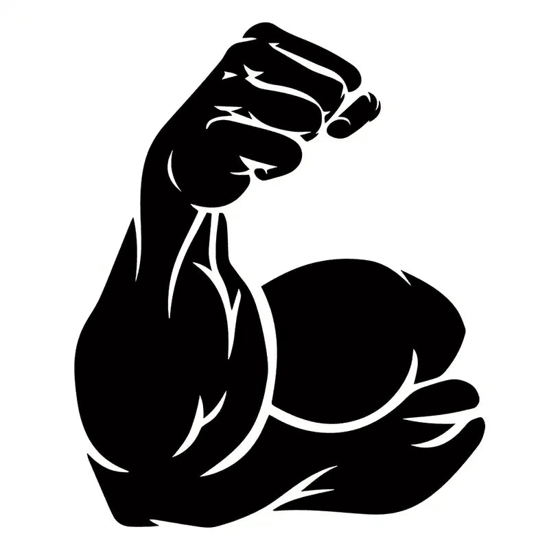 Show Off Your Bodybuilding Pride with These Stylish Muscle Sports Fitness Car Stickers!