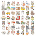 50/100PCS Adorable South American Cavy Graffiti Sticker Decals for Luggage & Laptop - Creative Gifts