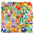 10/30/60PCS Cartoon Dinosaur Sticker Aesthetic PVC Children's Korean Stationery School Supplies Decoration Scrapbooking for Kids