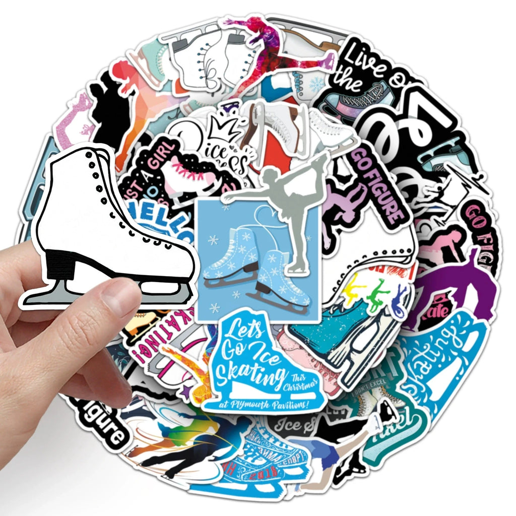 50/100PCS Skate Sticker Cartoon Sculpture Sports Graffiti Sports Series Car Computer Laptop Water Cup DIY Stationery Sticker