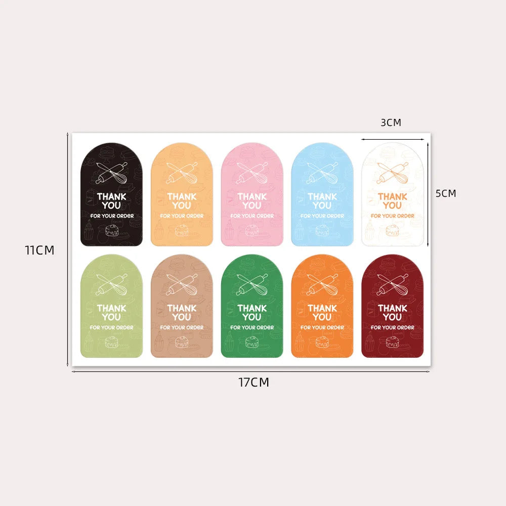 100pcs This Package Is Happy To See You Too Stickers Small Business Gift box packaging decor Thank You Sticker Seal Labels