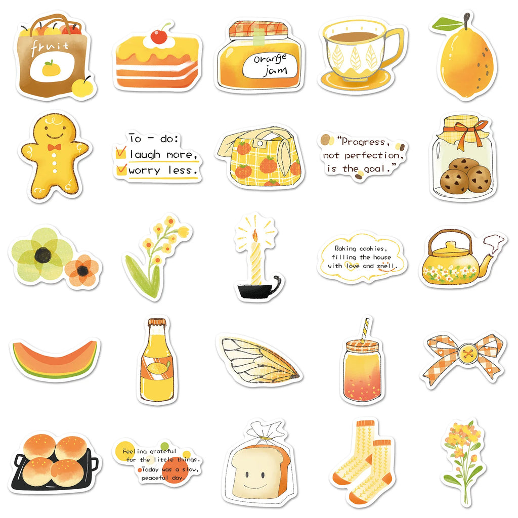 100Pcs Cute Hand-painted Style Graffiti Stickers Office Stationery Decals Notebook Diary Mobile Phone Luggage Helmet Stickers