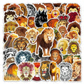50-Pack Lion Graffiti Stickers Stationery Notebook Skateboard Water Cup Luggage DIY Waterproof Decals